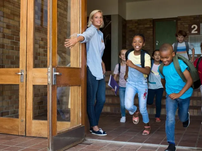 leaving school